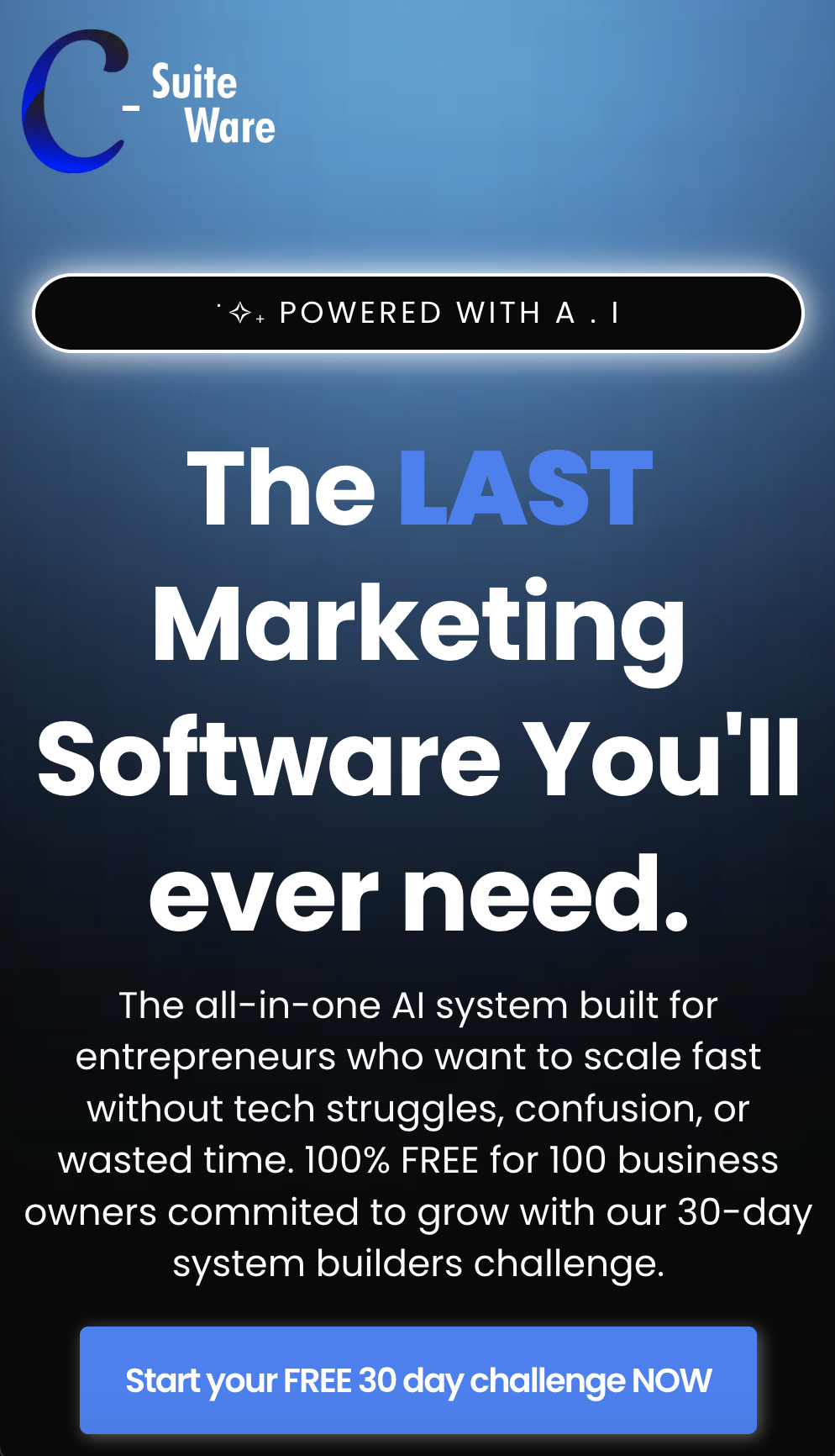 CSUITEware 30-day challenge